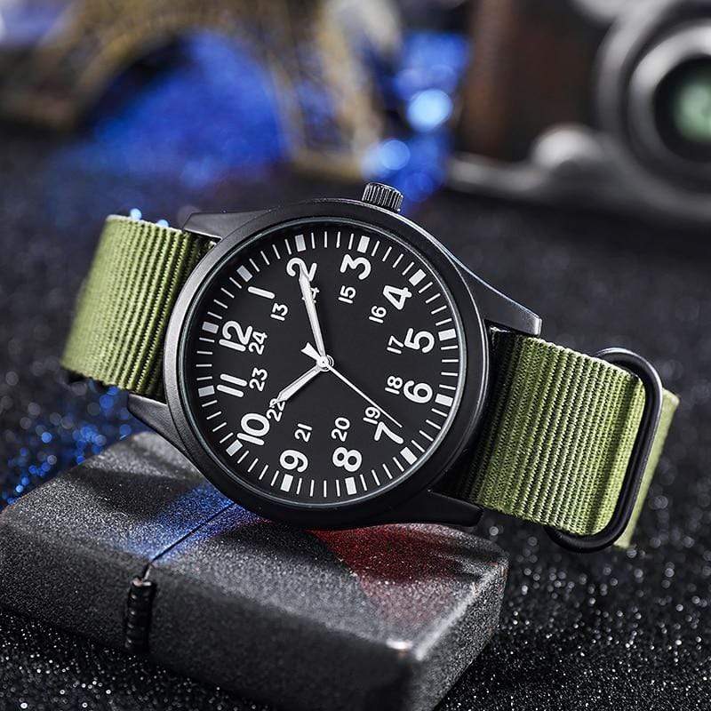 Survival Gears Depot Quartz Watches Outdoor Nylon Strap Sport Watch