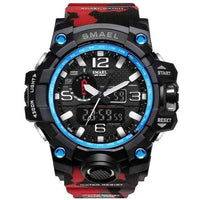 Thumbnail for Survival Gears Depot Quartz Watches Red Military Dual Display Analog Digital Watch