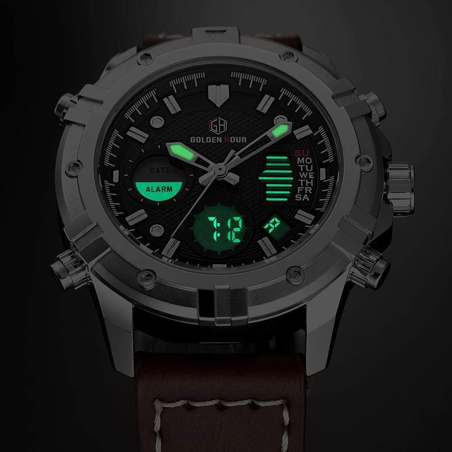 Survival Gears Depot Quartz Watches Super Sleek Digital & Waterproof Military Quartz Watch