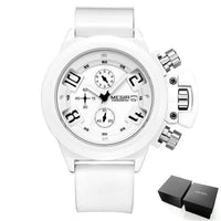 Thumbnail for Survival Gears Depot Quartz Watches White w/ Box Military Sports Big Dial Watch