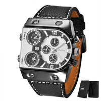 Thumbnail for Survival Gears Depot Quartz Watches White (with box) Multi-Time Zone Military Watch