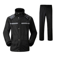 Thumbnail for Survival Gears Depot Raincoats black / M Fashion Split Trekking Raincoat Set