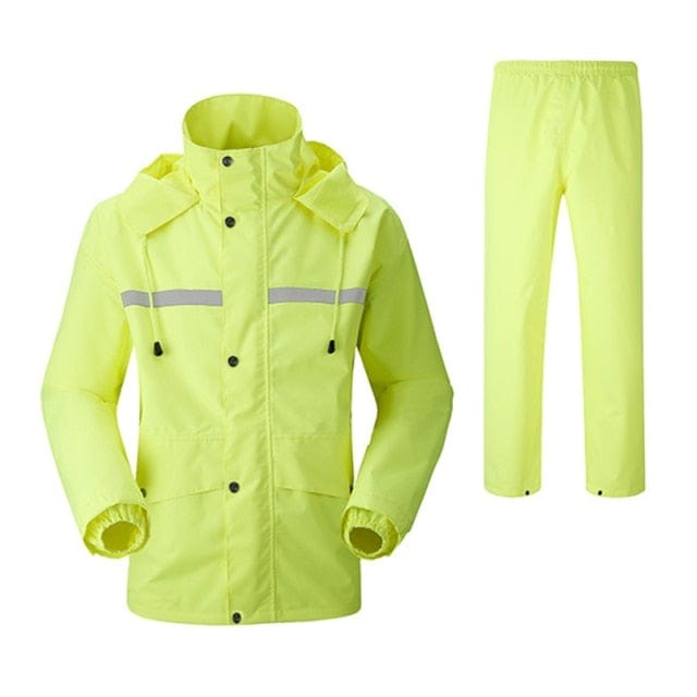 Survival Gears Depot Raincoats Light Green / M Fashion Split Trekking Raincoat Set