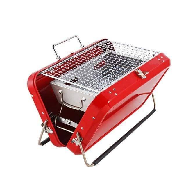 Wiio Red Grill Portable Folding Barbecue Grill