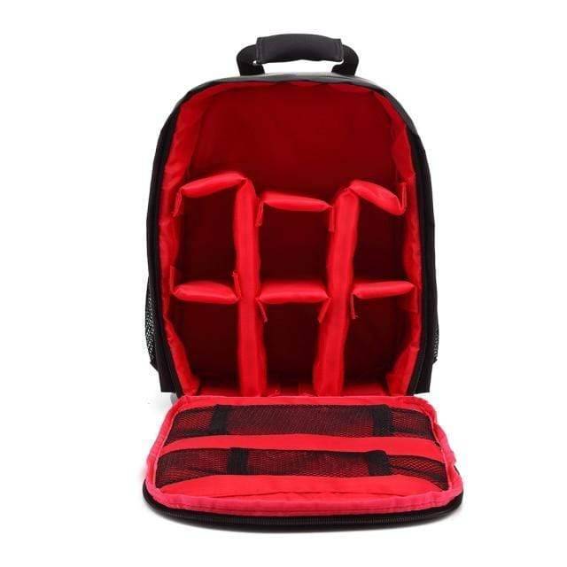 Wiio Red Waterproof Outdoor Photography Backpack