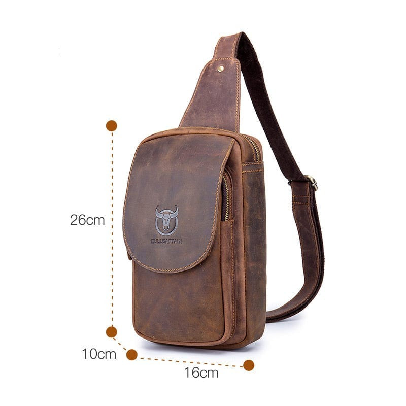 Survival Gears Depot Retro Leather Pocket Bag