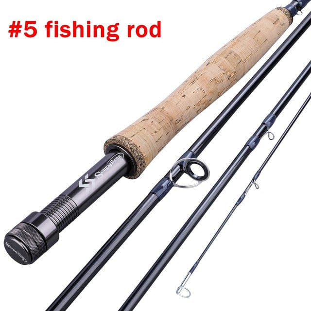 Survival Gears Depot Rod Combo A Ultralight Fly Rods and Fishing Reel Set