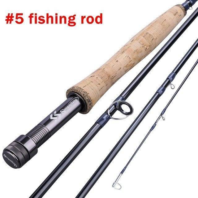 Survival Gears Depot Rod Combo A Ultralight Fly Rods and Fishing Reel Set