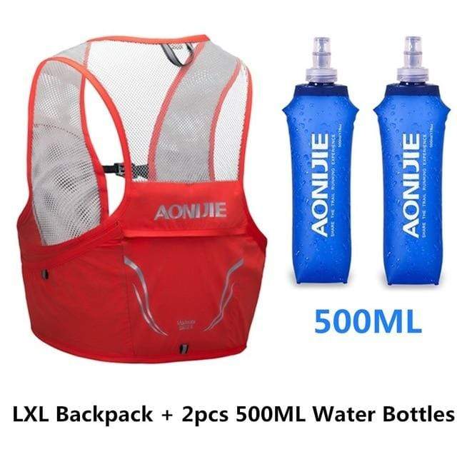 Survival Gears Depot Running Bags Orange L - XL Lightweight Hiking Vest