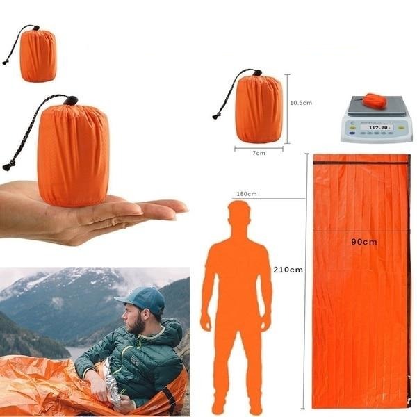 Survival Gears Depot Safety & Survival Outdoor Life Bivy Emergency Thermal Sleeping Bag