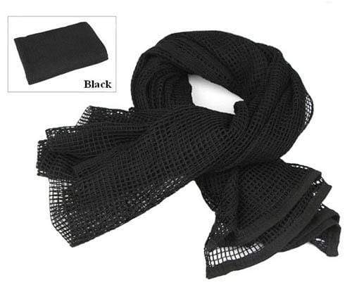 Survival Gears Depot Scarves Black Military Tactical Mesh Scarf