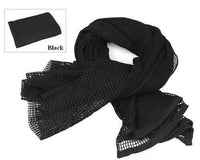 Thumbnail for Survival Gears Depot Scarves Black Military Tactical Mesh Scarf