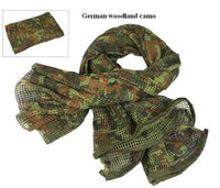 Thumbnail for Survival Gears Depot Scarves German Camo Military Tactical Mesh Scarf