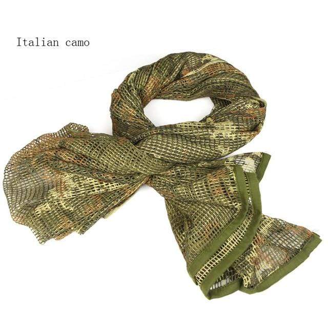 Survival Gears Depot Scarves Italian Camo Military Tactical Mesh Scarf