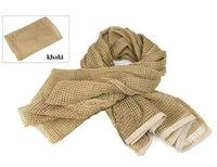 Thumbnail for Survival Gears Depot Scarves TAN Military Tactical Mesh Scarf