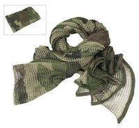 Thumbnail for Survival Gears Depot Scarves Woodland Camo Military Tactical Mesh Scarf