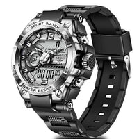 Thumbnail for Wiio Silver Black Sport Wrist Watch LED