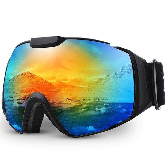 Survival Gears Depot Skiing Eyewear C1 COLORFUL OTG Anti-Fog Ski Googles
