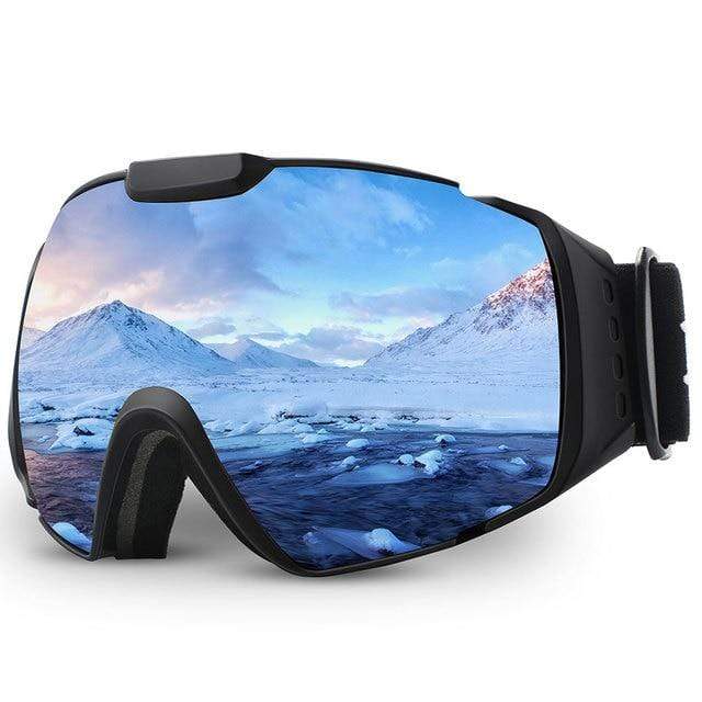 Survival Gears Depot Skiing Eyewear C3 MIRROR OTG Anti-Fog Ski Googles