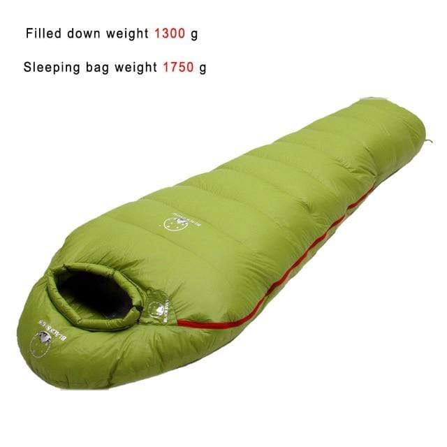 Survival Gears Depot Sleeping Bags 1750g Green Goose Down Warm Sleeping Bag