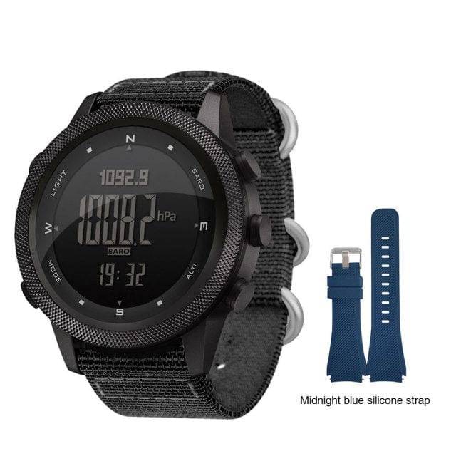 Survival Gears Depot Smart Watches add blue silicone Military Army Sports Waterproof Smart Watch