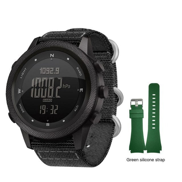 Survival Gears Depot Smart Watches add green silicone Military Army Sports Waterproof Smart Watch