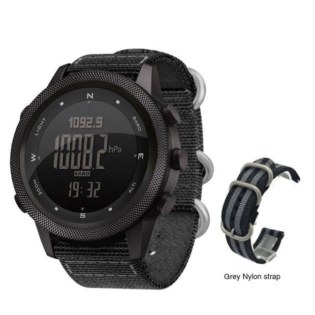 Survival Gears Depot Smart Watches add grey nylon Military Army Sports Waterproof Smart Watch