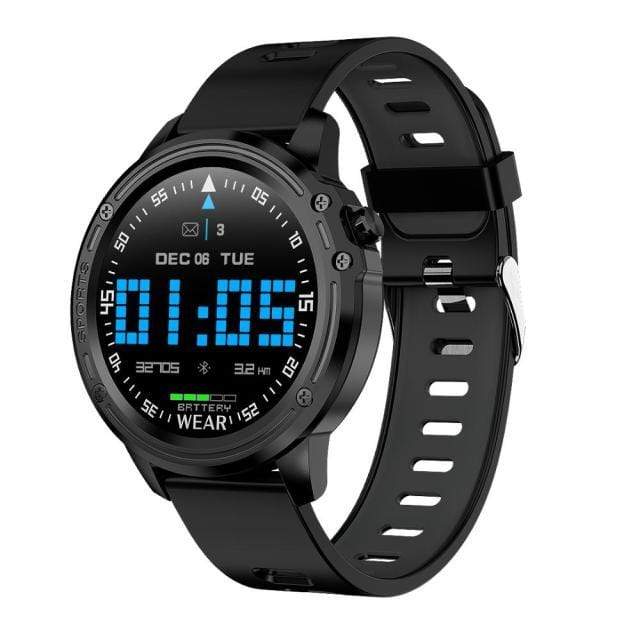 Survival Gears Depot Smart Watches Black Fitness Monitoring Tracker Smart Watch
