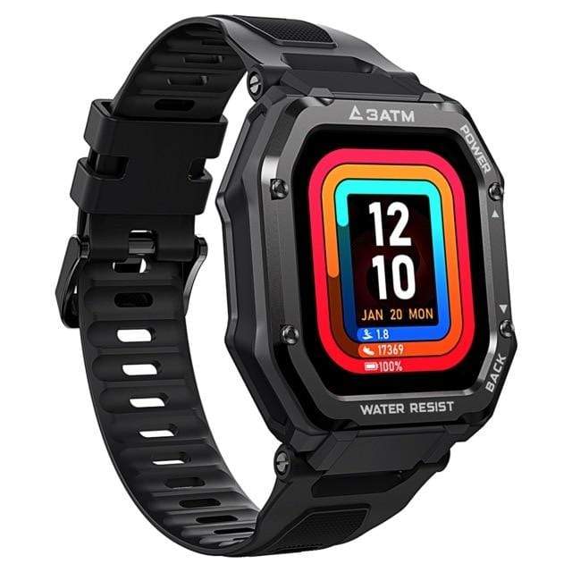 Survival Gears Depot Smart Watches Black Hiker Fitness Tracker Watch