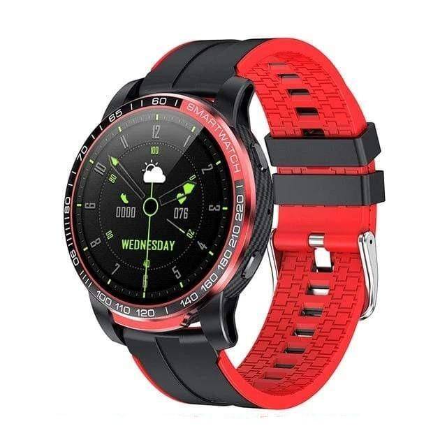 Survival Gears Depot Smart Watches Black Red Outdoor Smart Watch