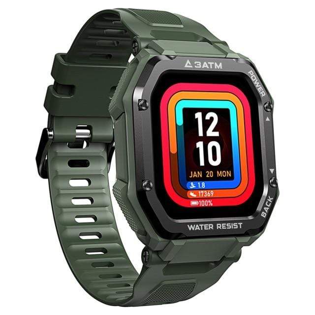 Survival Gears Depot Smart Watches Green Hiker Fitness Tracker Watch