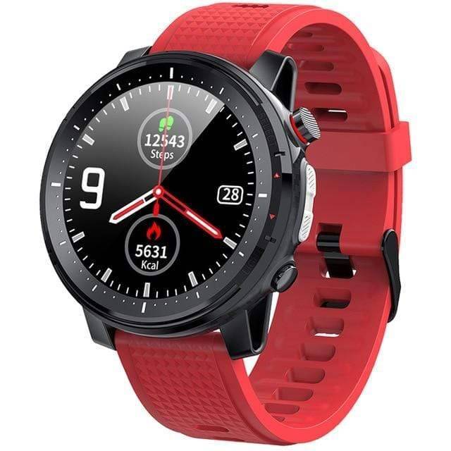 Survival Gears Depot Smart Watches Red Outdoor Fitness Tracker Smart Watch