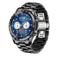 Thumbnail for Survival Gears Depot Smart Watches Steel Belt Black Full Touch Fitness Tracker Smart Watch