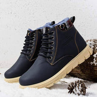 Thumbnail for Survival Gears Depot Snow Boots Azul / 39 Vintage Leather Snow Boots