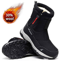 Thumbnail for Survival Gears Depot Snow Boots Black / 36 Plush Warm Snow Sneaker Boots