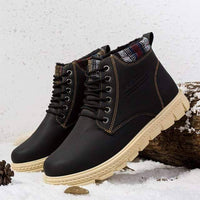 Thumbnail for Survival Gears Depot Snow Boots black / 39 Vintage Leather Snow Boots