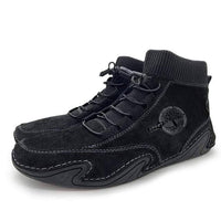 Thumbnail for Survival Gears Depot Snow Boots Black / 6.5 Light Leather Warm Plush Shoe