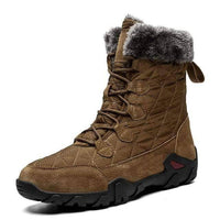 Thumbnail for Survival Gears Depot Snow Boots Brown / 6.5 Winter Fur Plush Snow Boots