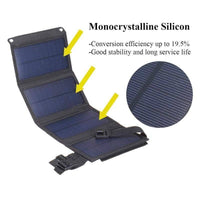 Thumbnail for 20W 5V portable solar panel for mobile power bank2
