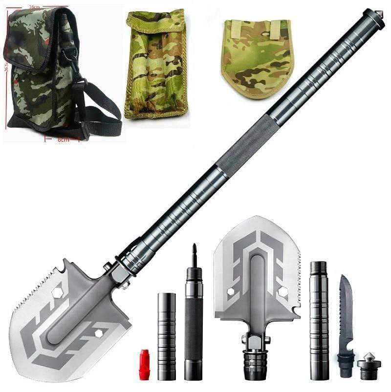 Survival Gears Depot Spade & Shovel Multi function  Foldable Tactical Military Shovel