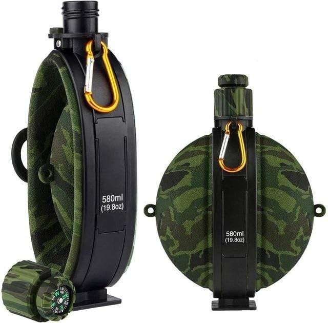 Survival Gears Depot Sports Bottles Camouflage A ( Buy 1 At 37% OFF ) Collapsible Folding Silicone Water Bottle