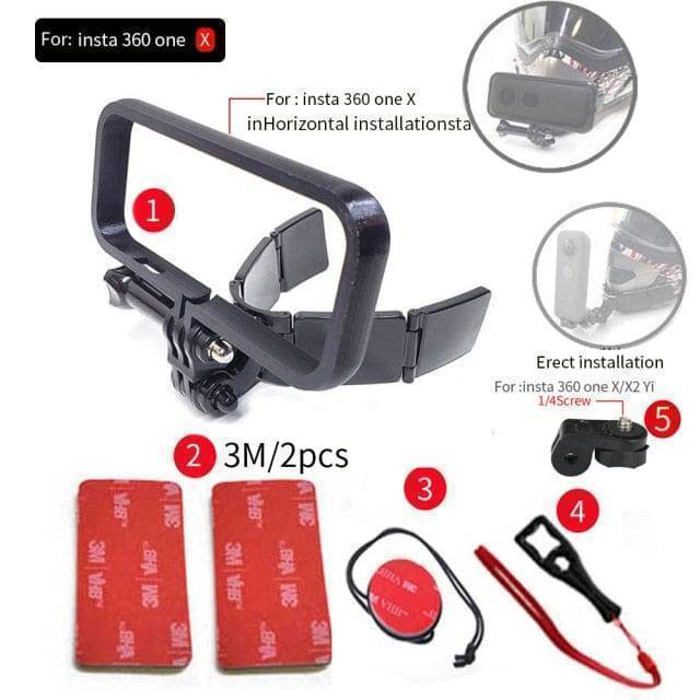 Survival Gears Depot Sports Camcorder Cases set-10 For-onr X Full Face Helmet Chin Mount Camera Holder