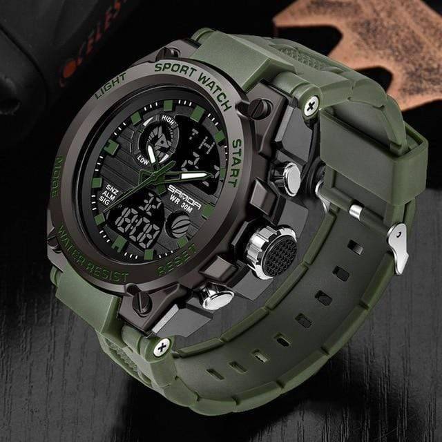 Survival Gears Depot Sports Watches Green Army Sport Wristwatch