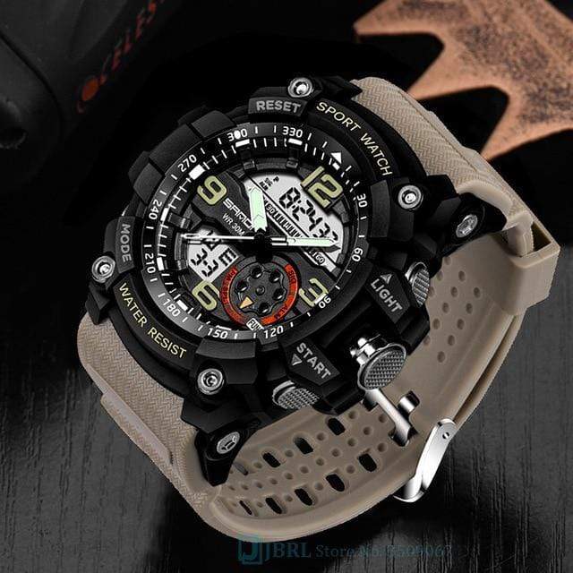 Survival Gears Depot Sports Watches Khaki Army Sport Wristwatch