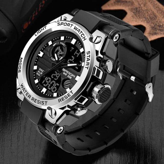 Survival Gears Depot Sports Watches Silver Army Sport Wristwatch