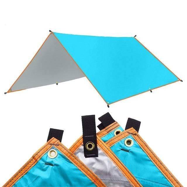 Top Lander Official Store Sun Shelter Blue / 3*3M Waterproof Tarp Tent Shade