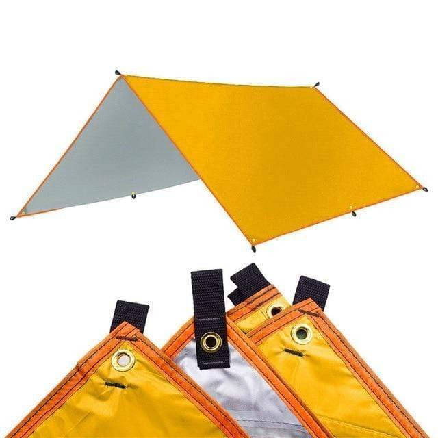 Survival Gears Depot Sun Shelter Yellow / 3*3M Waterproof Tarp Tent Shade