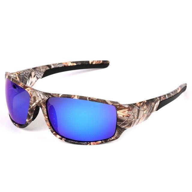 Survival Gears Depot Sunglasses Blue Camouflage Frame Polarised Sunglasses (100% UV400 Protection )
