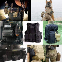 Thumbnail for Survival Gears Depot Survival Backpack 1 Pack Molle Pouches - Tactical Compact Water-Resistant 600D EDC Pouch