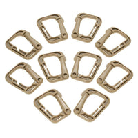 Thumbnail for 10 Pack D-Ring Locking Carabiners for Molle Webbing Straps4